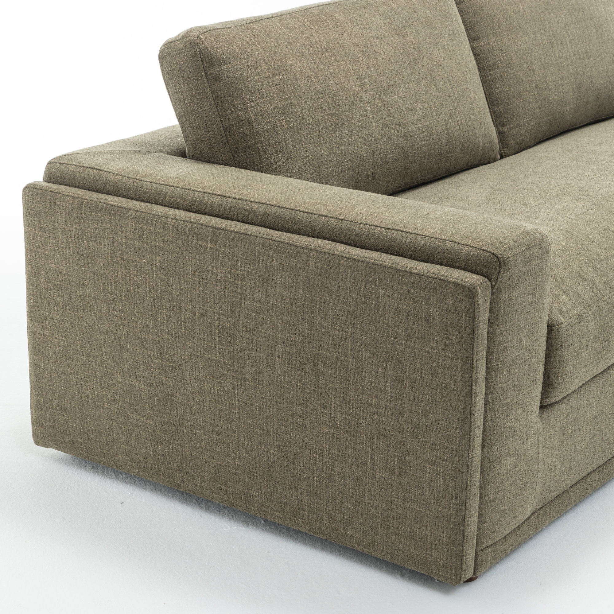 Essex 86.6” Upholstered Sofa, Green