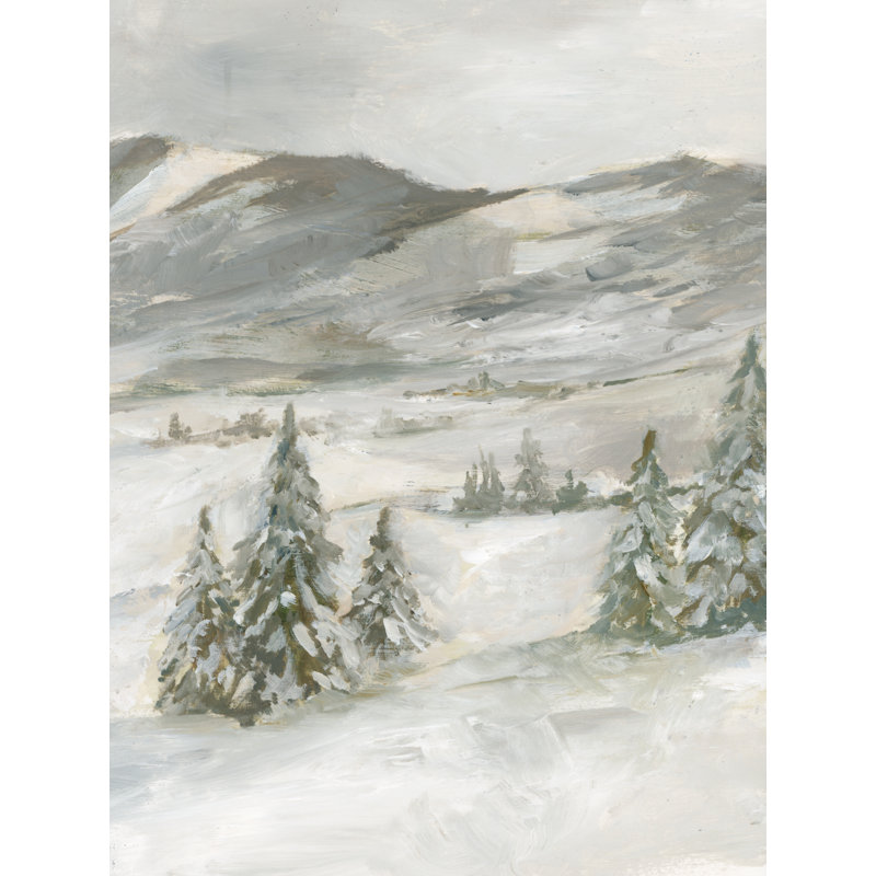 Snowy Slopes I by Ethan Harper - Wrapped Canvas Print, 46 cm H x 30 cm W