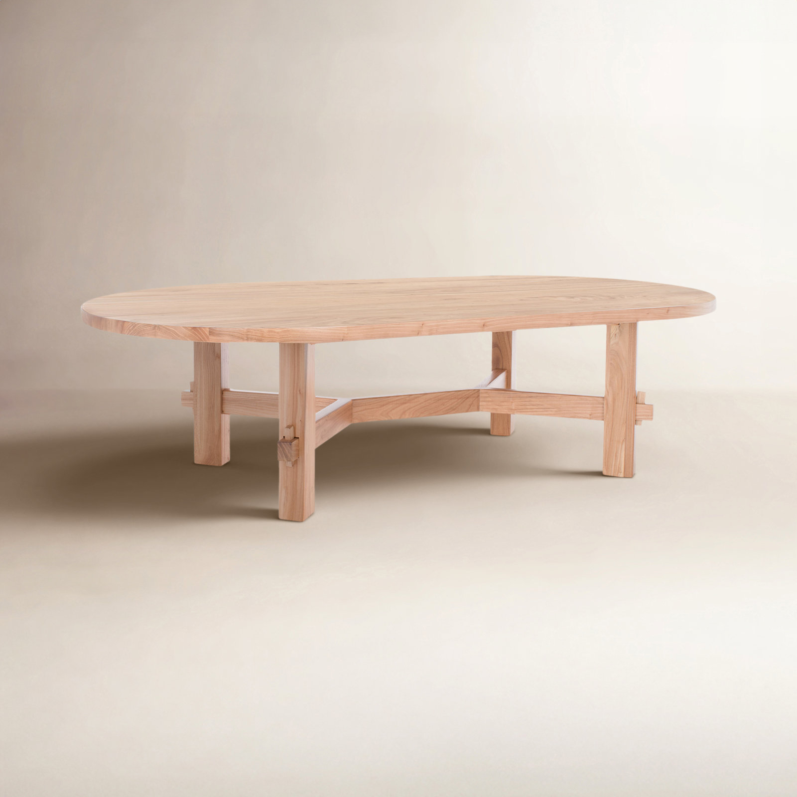 Tabytha Solid Wood Single Coffee Table, Natural