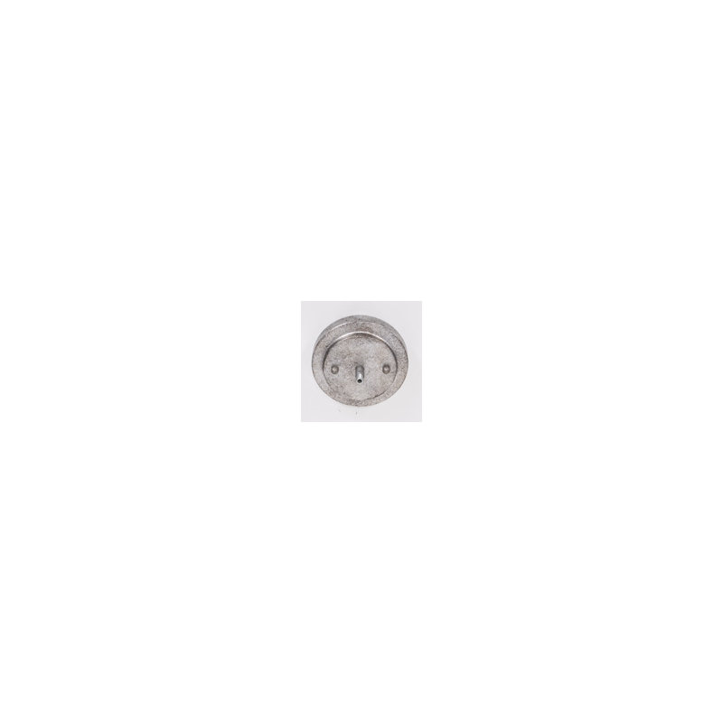 Eilif Vintage Stem Hung Mini Pendant Shown In Aged Silver Finish With 7” Frosted Crystal Glass