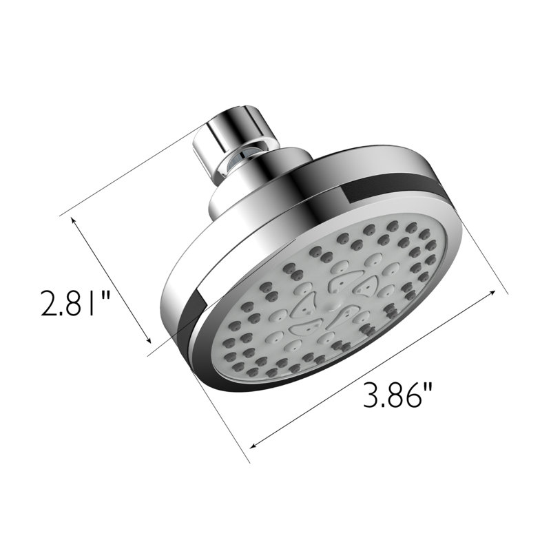 Eastport II Full/Standard Adjustable Shower Head, Polished Chrome