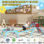 6 In 1 Foldable Wooden Pikler Triangle Climbing Set 