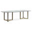Modern Remix Glass Dining Table