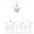 Modern 4-Light Boho Empire Wood Chandelier