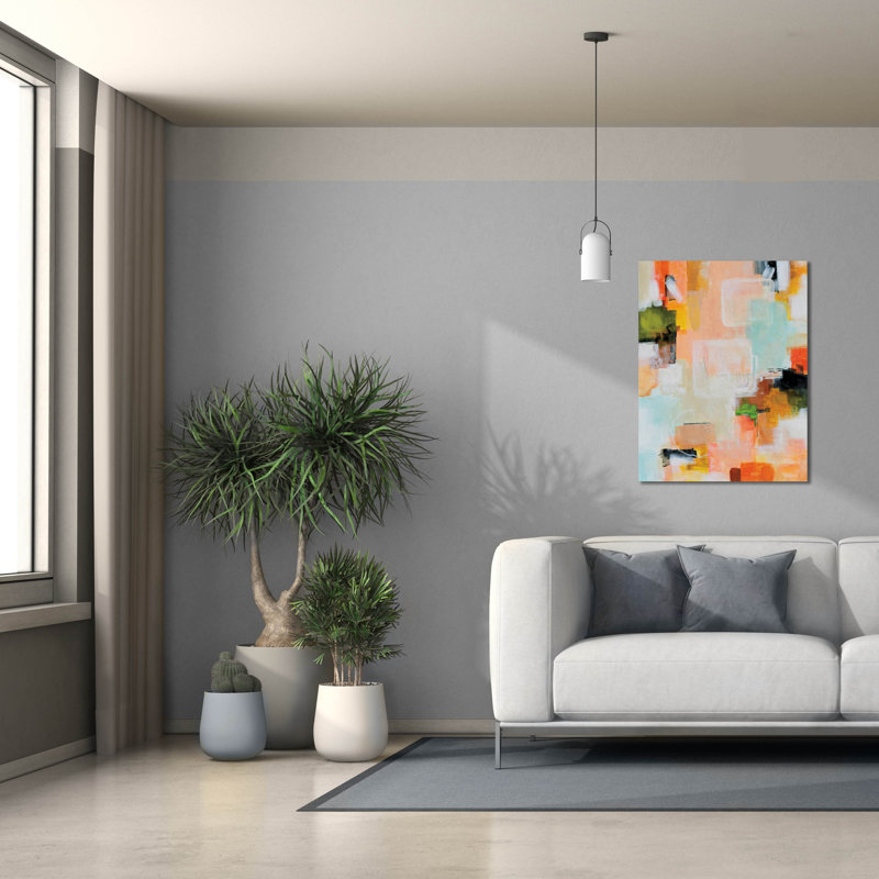  Art mural en toile «Deconstructed Love» par Katherine Irvin, 26 po x 34 po