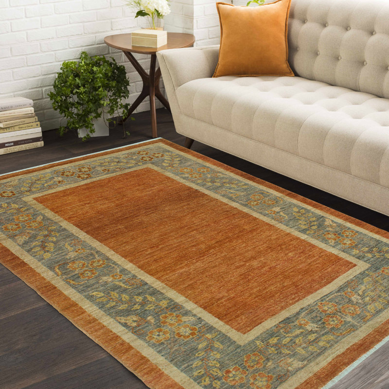 Fine Chobi Leonela Rust Rug