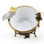 Porcelain Basin With Bronze Cockatoo