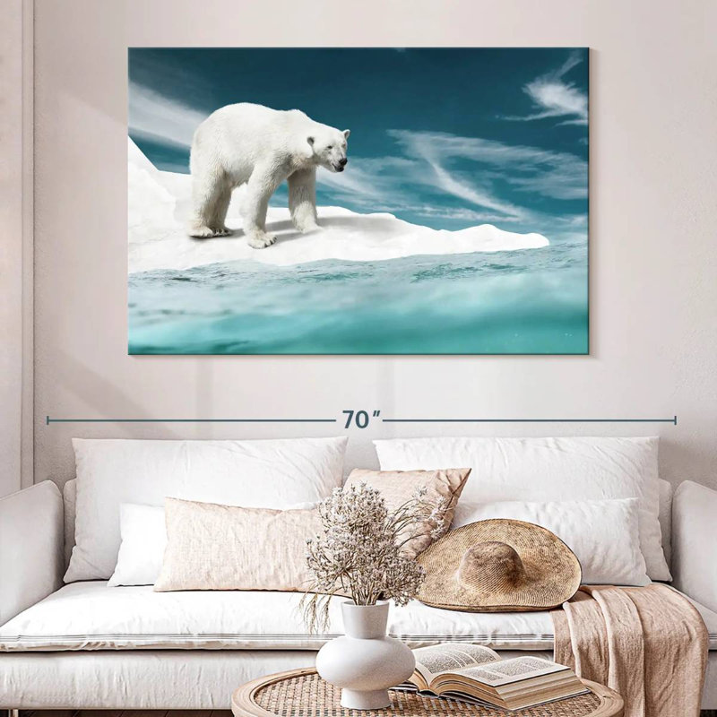 Brampt Ice Bear, 34" H x 51" W