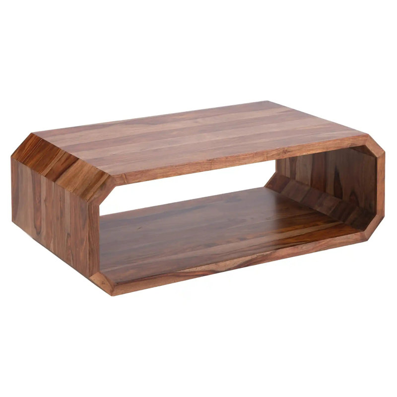 Doxon Natural Wooden Rectangular Coffee Table