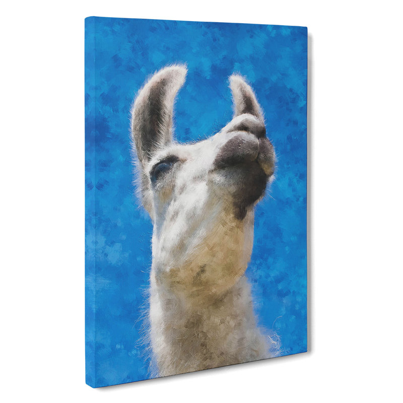 White Camel - Wrapped Canvas Print, 50cm H x 35cm W x 3cm D