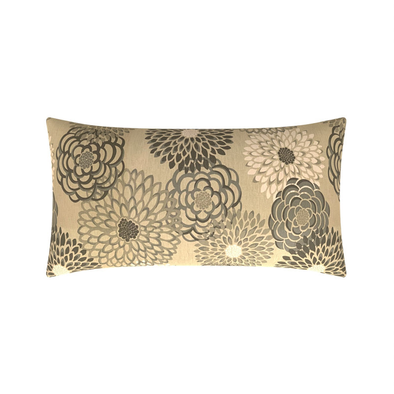 Marietta Pillow Cover & Insert, Gray, 16" x 30"