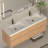 60'' W X 19.48'' D Rectangular Drop-In Resin Double Bathroom Vanity Sink With Overflow
