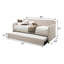 Lit de jour simple avec couchette Merild