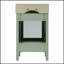 Meuble-lavabo de 20 pouces avec lavabo en céramique et beaucoup de rangement pour les petites salles de bain et l'efficacité de l'espace-439234852