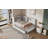 Wood Daybed With Storage Shelves, Trundle And Built-In USB Charging Station-823907132