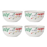 Snoopy Christmas All-Purpose Bowls, Set Of 4