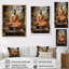 Art bouddhiste orange et gris, Bouddha, art mural-1469706833-1469706832