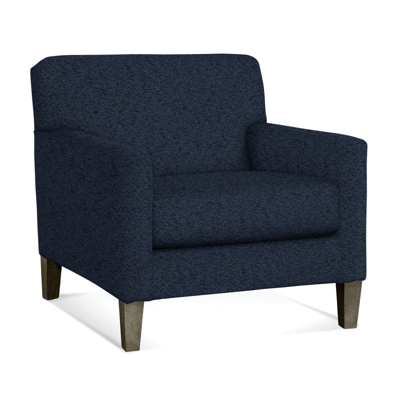 Tampa Upholstered Armchair, Basic Navy; 0317-61, Flax