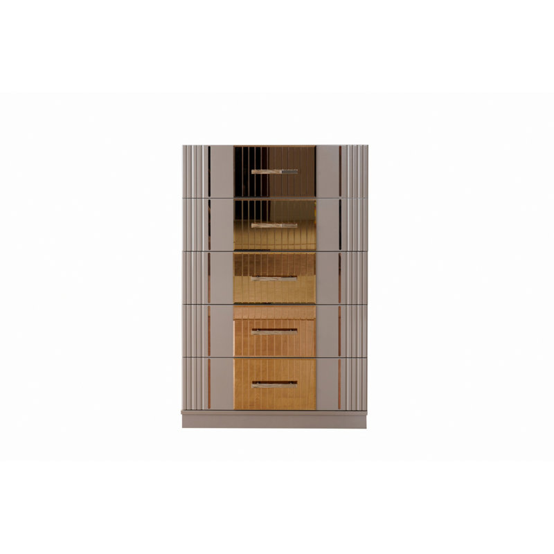 Commode 5 tiroirs de conception contemporaine