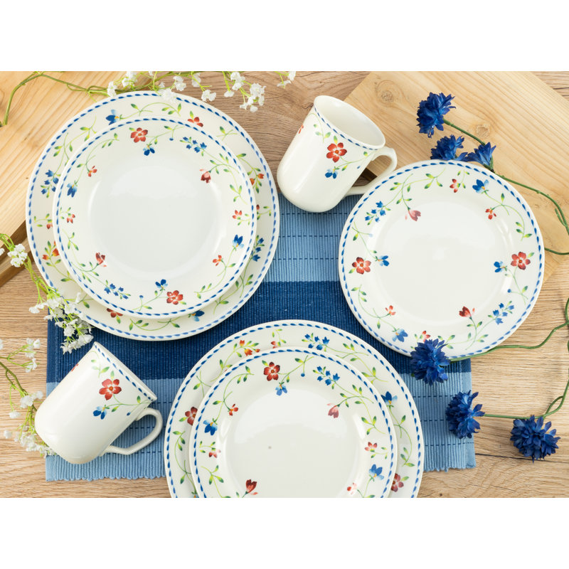 16 Piece Dinnerware Set, Service for 4