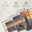 Ensemble de 5 toiles Skyline Tower-1723890598