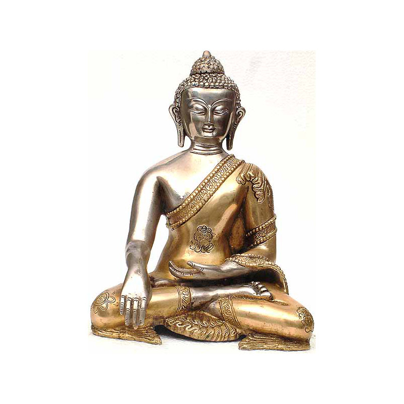 Bouddha dans le Bhumisparsha Mudra