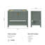 Base de meuble-lavabo simple 42 po Pawley-121090330