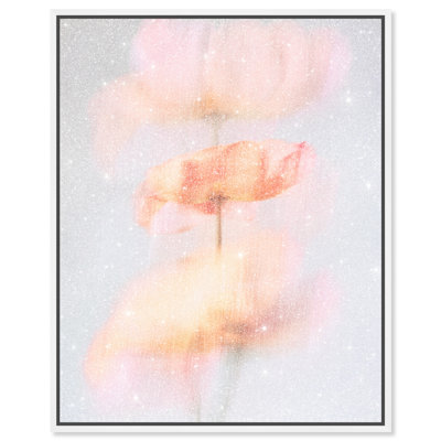 Glitchy Bloom Print by Oliver Gal
