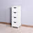 Chic White Bathroom Cabinet With Spacious Drawers For Optimal Storage Essentials