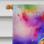 Drapeau de maison d'ours polaire hippie