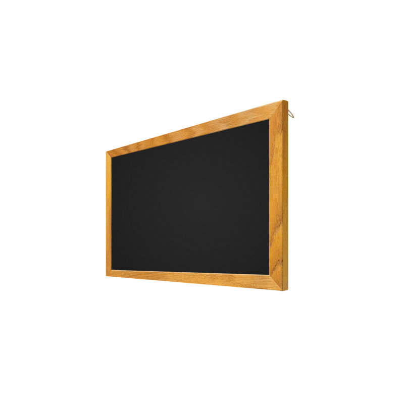 AARCO Black Chalkboard Solid Wood Chalkboard, 1' H x 1'6" W