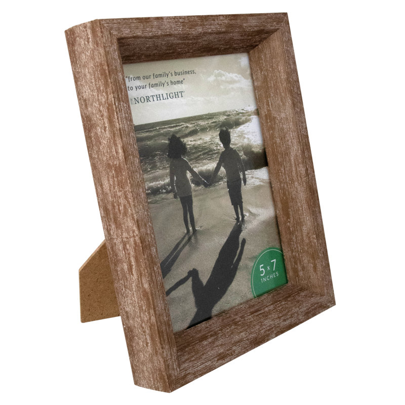 Cadre photo classique rectangulaire - brun, 5 po x 7 po