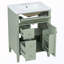 Meuble-lavabo de salle de bain avec lavabo, tiroirs et support de rangement-1668397218