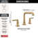 SAYLOR Widespread Bathroom Faucet 3 Hole, 2-handle Bathroom Sink Faucet with Drain Assembly