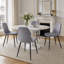 Ensemble de 4 chaises de salle à manger à dossier courbé Minimalist Minimalist-249121643-249121641