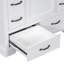 Ensemble de meuble-lavabo simple avec plateau en céramique Milla