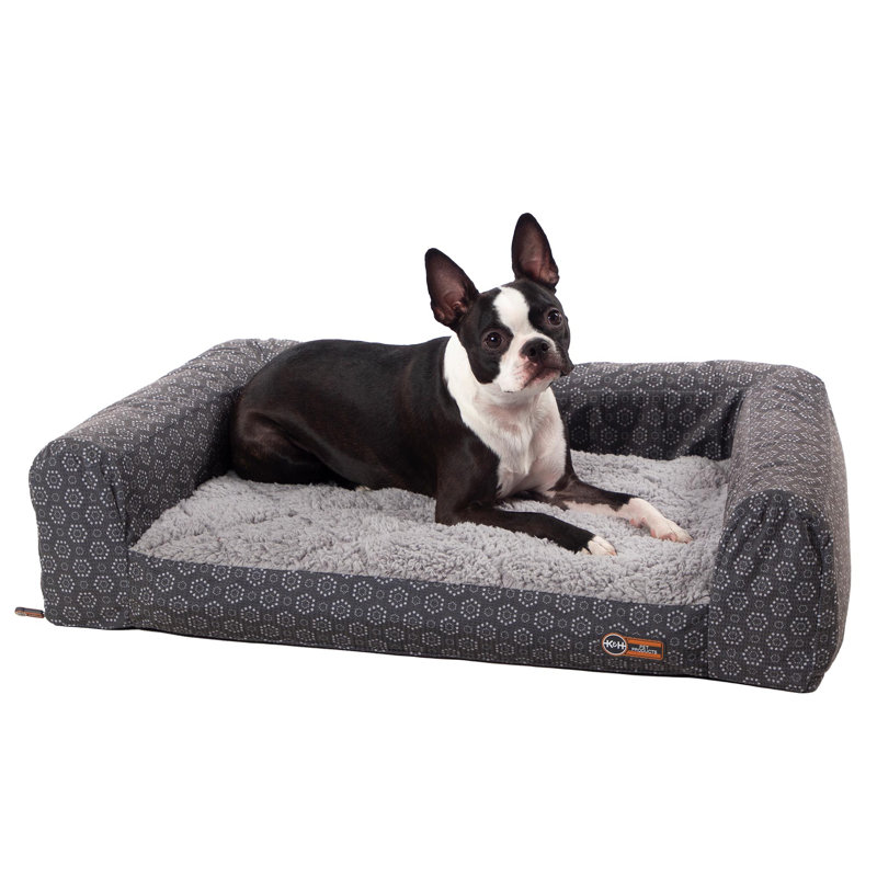 Traversin pour animaux de compagnie, Petit (l 24 po x P 18 po x H 7 po), gris