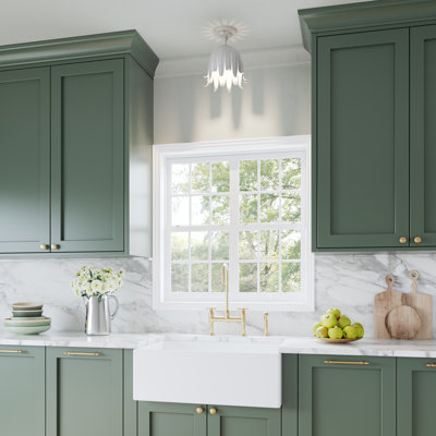Cadreigh Steel Semi Flush Mount