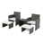 Rand Wicker 2 - Person Patio Conversation Set with Cushions