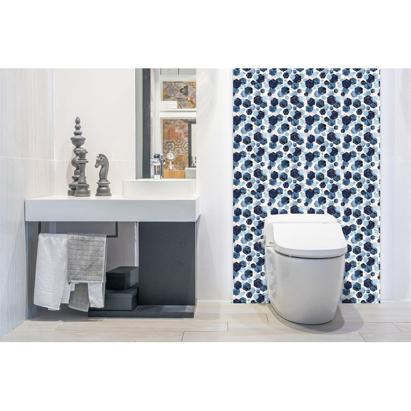 Self Adhesive Vinyl Splashback 39,37x19,68 Inch Wall Tiles Wall Stickers Tile Peel and Stick Sticker