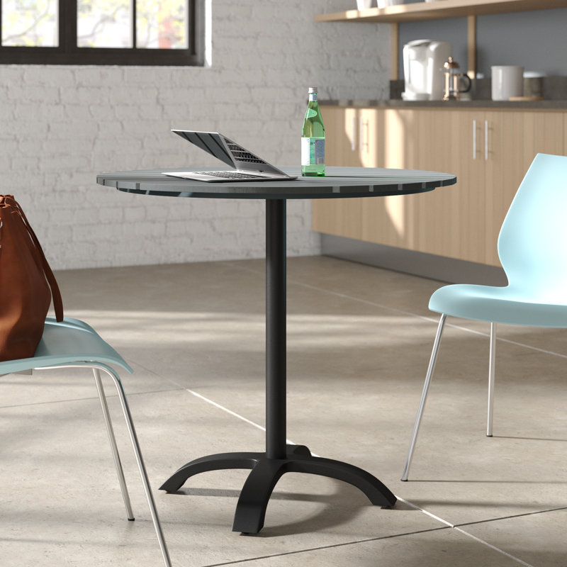 Table ronde 32" Gayla, Gris foncé