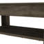 Table de rangement Austin de 40 po de largeur avec 1 tablette extensible, 4 pieds et tablette inférieure-216069557-216069558