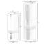 Ensemble de 2 vases de table en céramique 2 pièces Cafferkey-1287786216