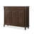 Dark-walnut Solid Wood Shoe Storage Bench