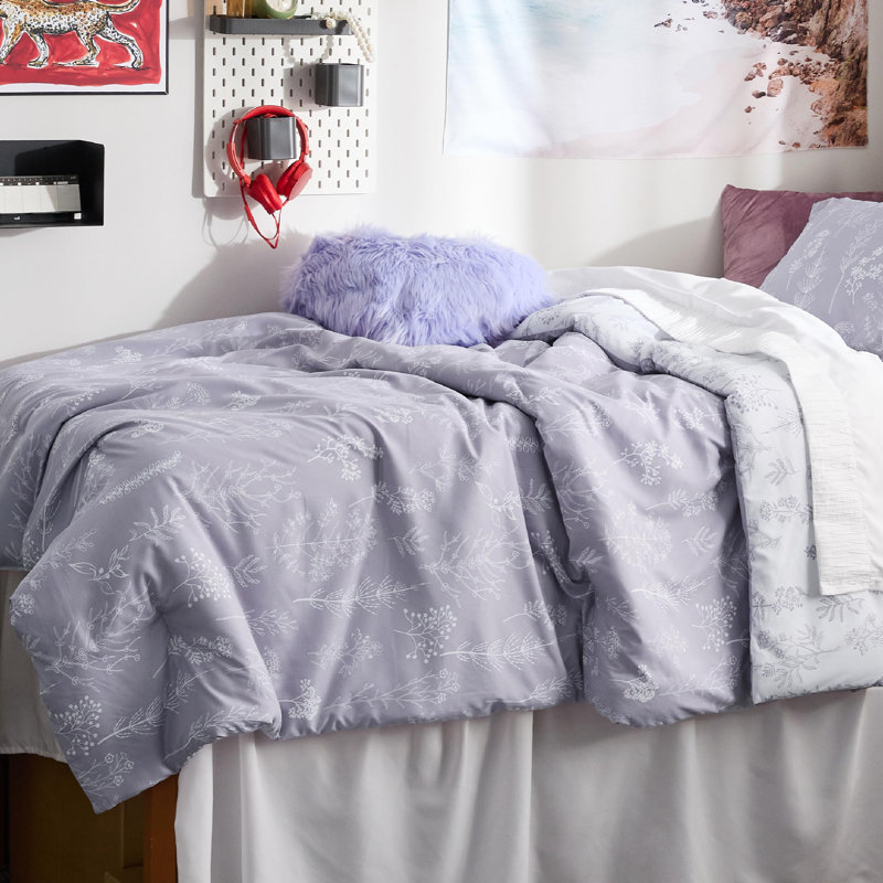 Best Seller Bedsure Comforter Set Reversible Cute Floral Bedding, 89GSM, Full, Green