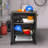 Heavy Duty Medium Storage Cabinet with 2 Doors, Espresso