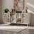 Sicotas Mid Century Sideboard With Sliding Doors, Rustic Solid Wood Tv Stand Cabinet With Distressed Finish, Storage Buffet For Living Room, 245lb Capacity