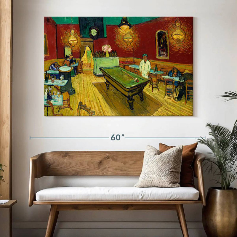 Senne The Night Cafe, H 34 po x l 51 po