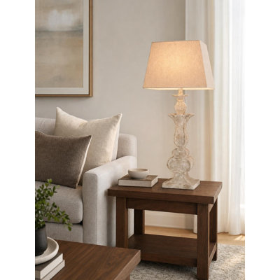 Lampe de table en bois naturel Traditional 1 lumière
