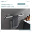 Ensemble de quincaillerie de salle de bain 2 pièces avec porte-papier hygiénique et barre à serviettes en nickel brossé-121793965